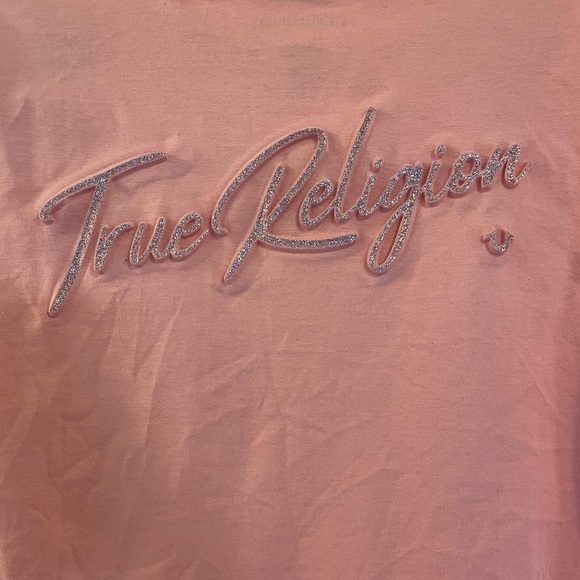 NWT True Religion Embossed Logo v neck sz XXL - Picture 6 of 6